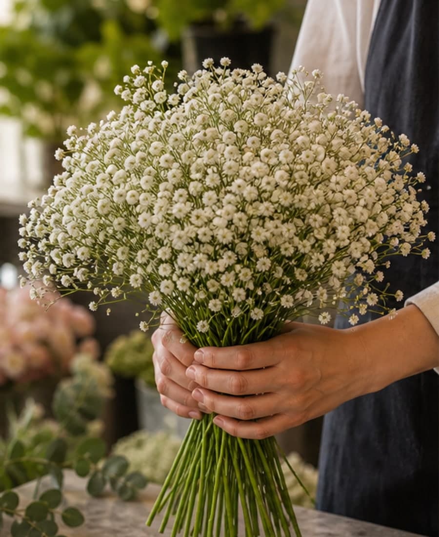 Nama Iskra Baby's Breath Atelier Hand Bundle