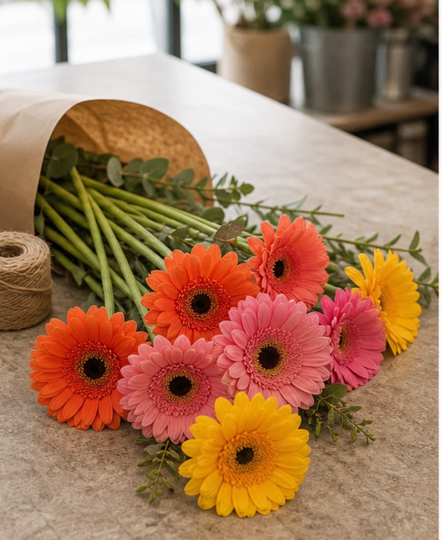 Nama Iskra Gerbera Daisy Market Stem Set