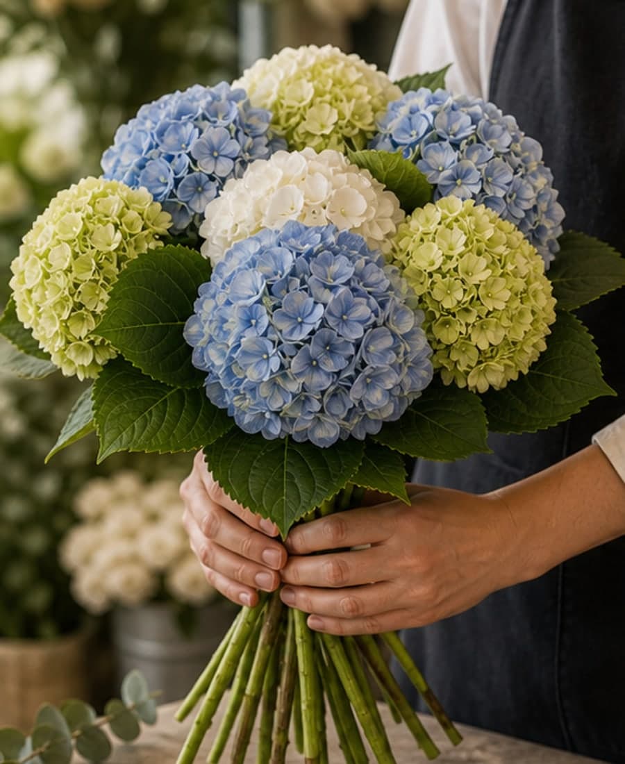 Nama Iskra Hydrangea Atelier Hand Bundle