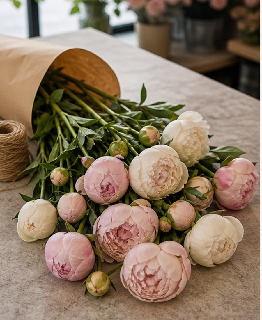 Nama Iskra Peony Market Stem Set