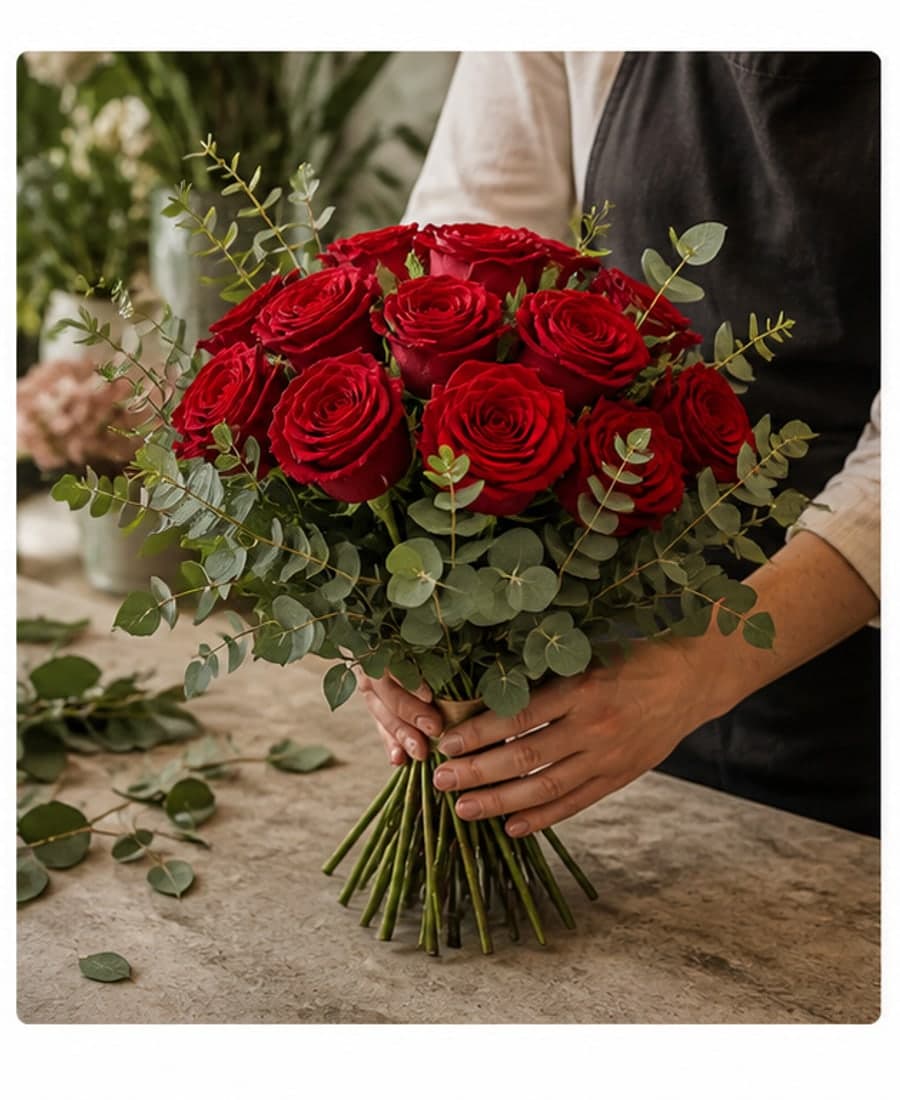 Nama Iskra Premium Red Rose Atelier Hand Bundle