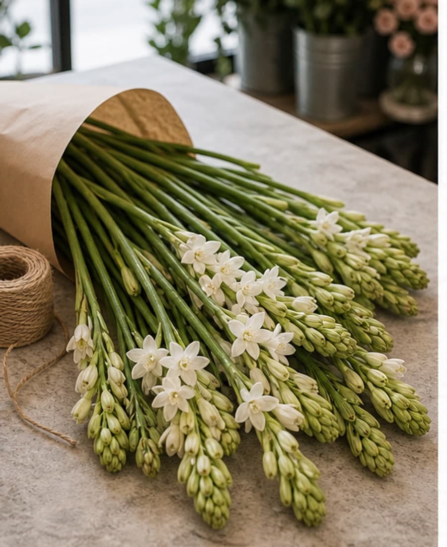 Nama Iskra Tuberose Sedap Malam Market Stem Set