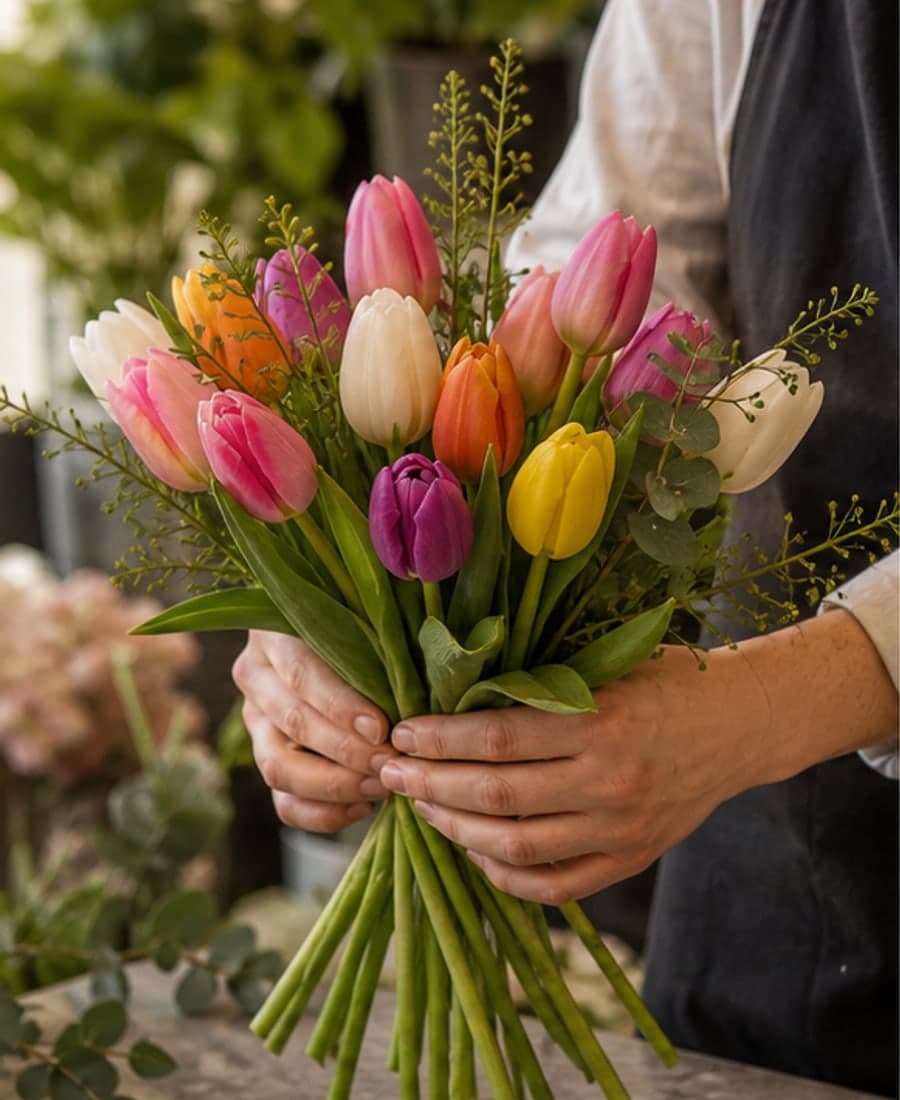 Nama Iskra Mixed Tulip Atelier Hand Bundle